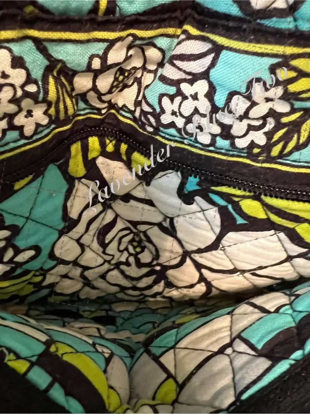 VERA BRADLEY Island Blooms 2012 Stroll Around Baby Diaper Bag Tote Turquoise